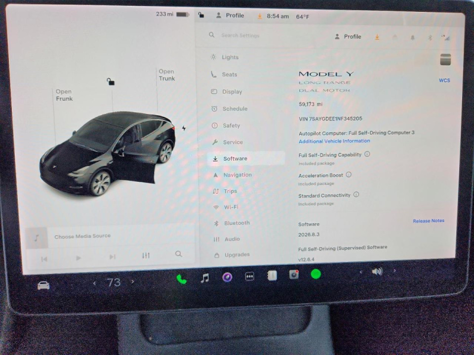Tesla MODEL Y 2022 — Copart
