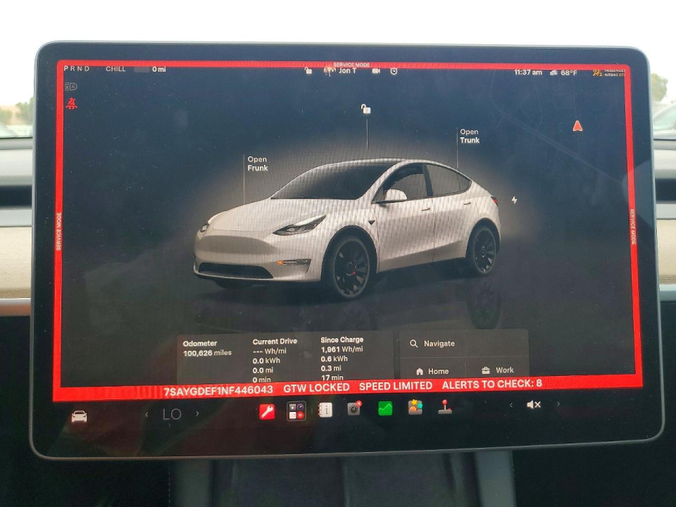 Tesla MODEL Y 2022 — Copart
