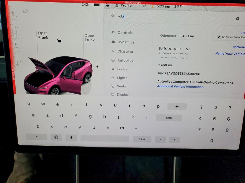 Tesla MODEL Y 2026 — Copart
