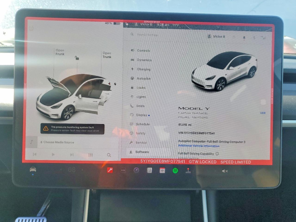 Tesla MODEL Y 2021 — Copart