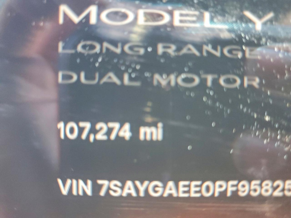 Tesla MODEL Y 2023 — Copart