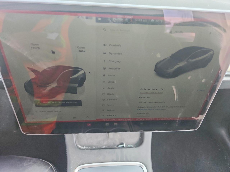 Tesla MODEL Y 2022 — Copart