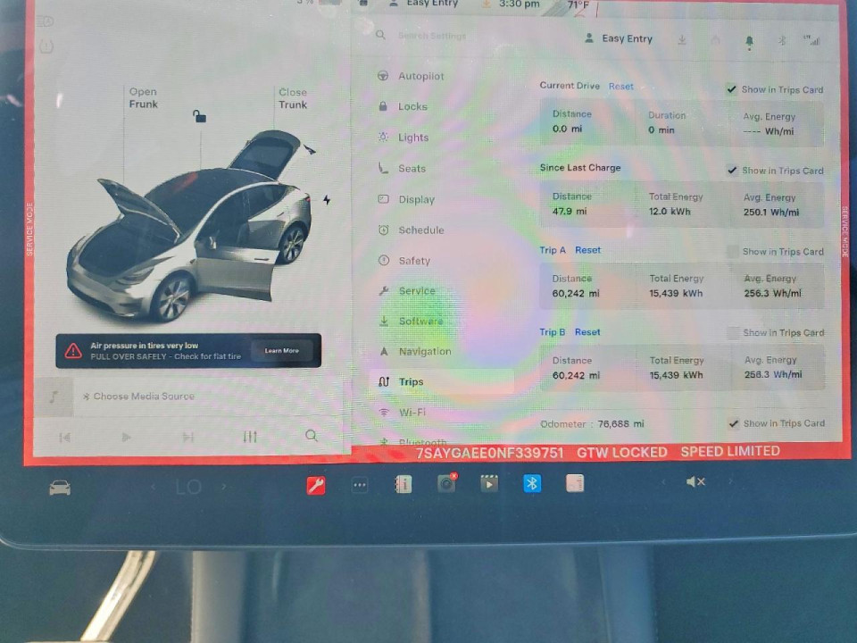 Tesla MODEL Y 2022 — Copart