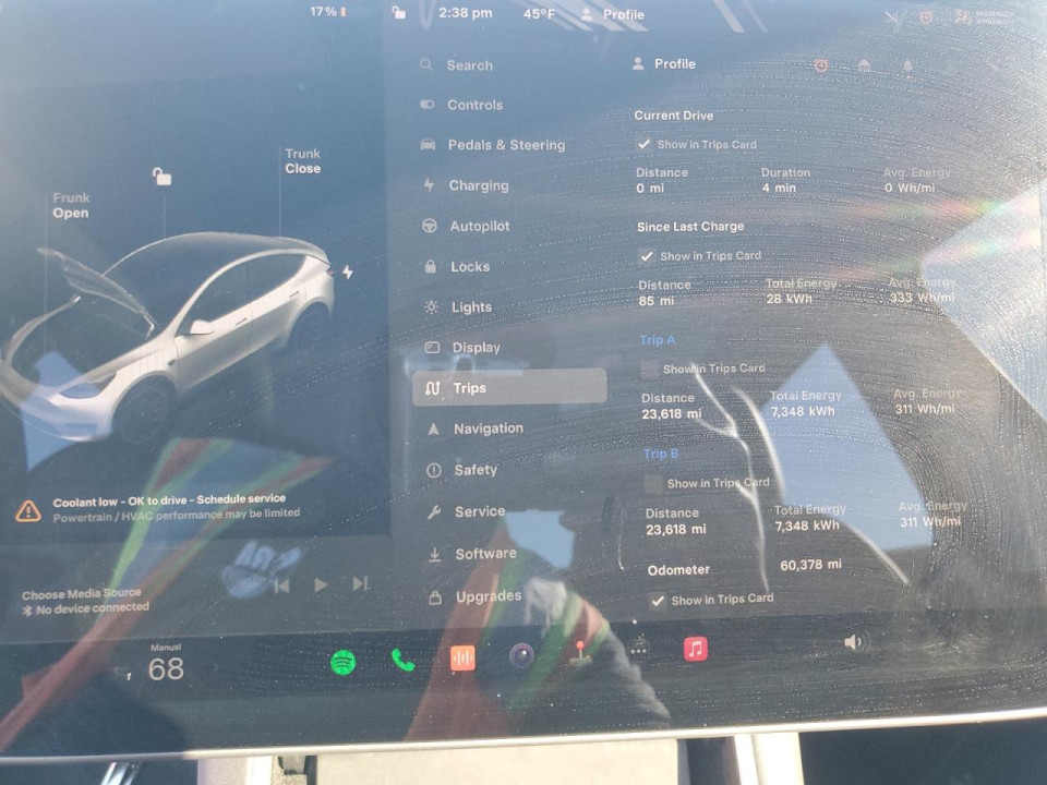 Tesla MODEL Y 2020 — Copart