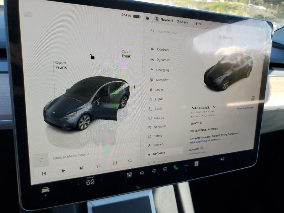 Tesla MODEL Y 2024 — Copart