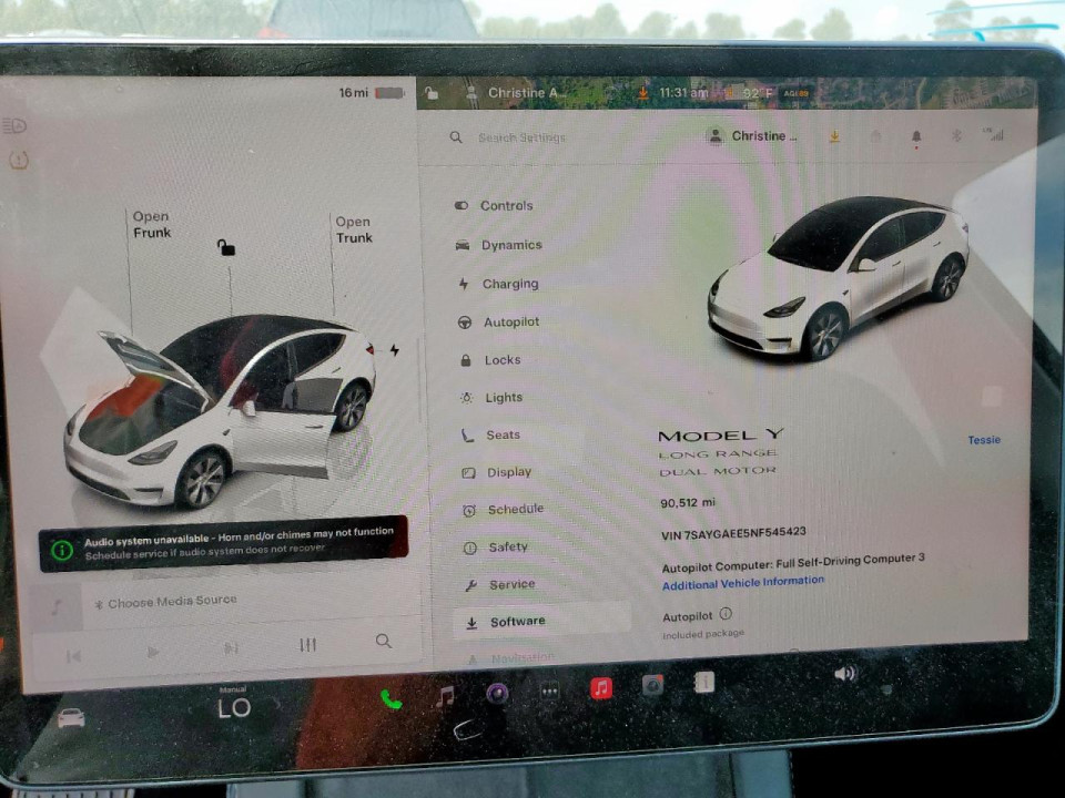 Tesla MODEL Y 2022 — Copart