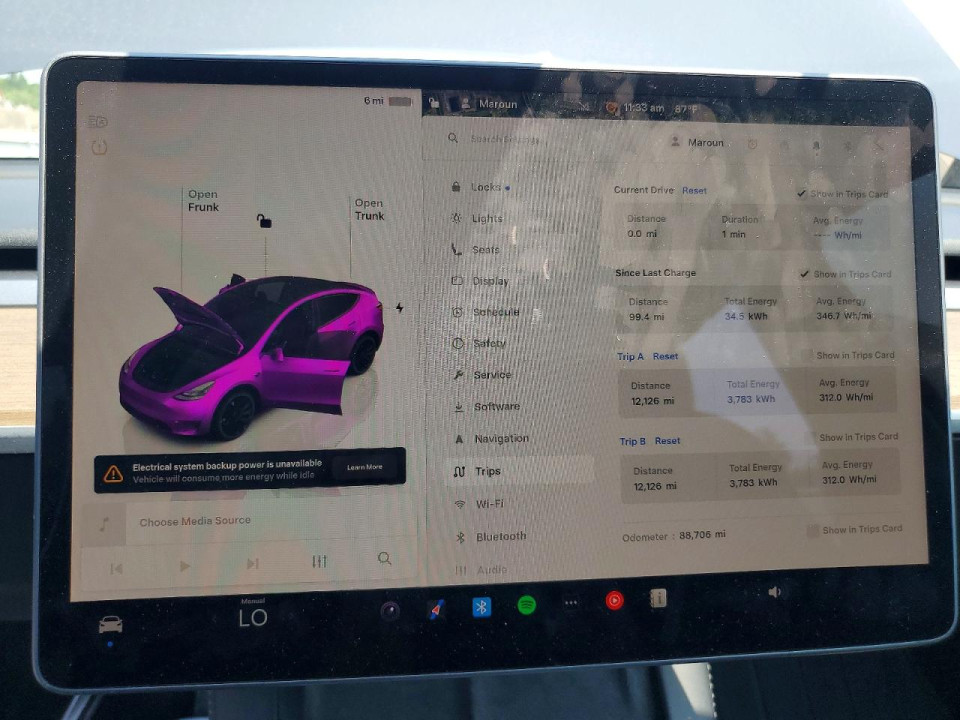 Tesla MODEL Y 2022 — Copart