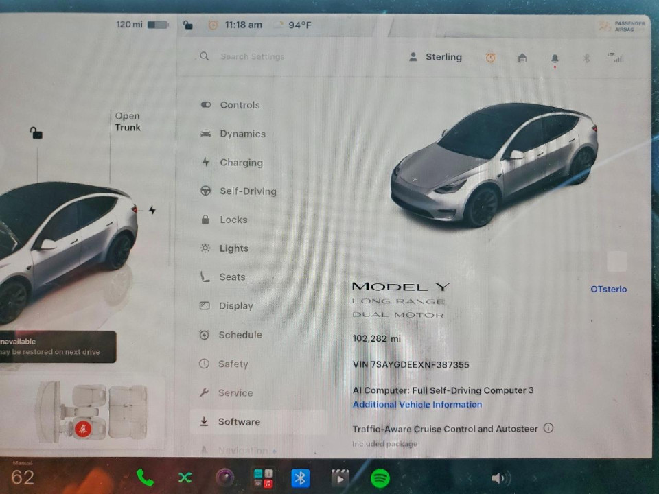 Tesla MODEL Y 2022 — Copart