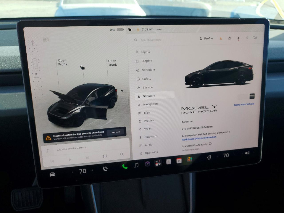 Tesla MODEL Y 2026 — Copart
