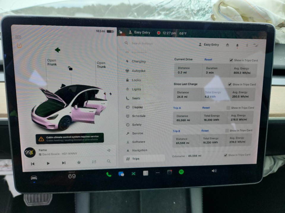 Tesla MODEL Y 2021 — Copart