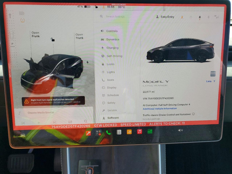 Tesla MODEL Y 2026 — Copart