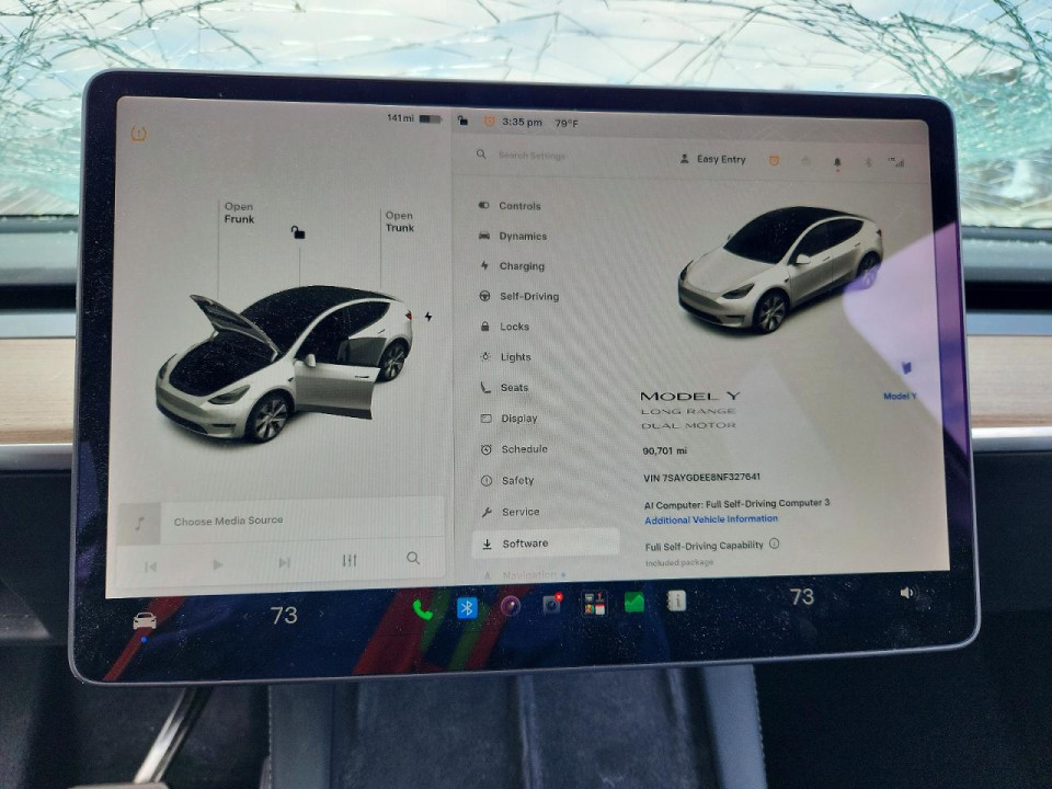 Tesla MODEL Y 2022 — Copart