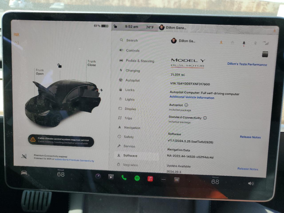 Tesla MODEL Y 2022 — Copart