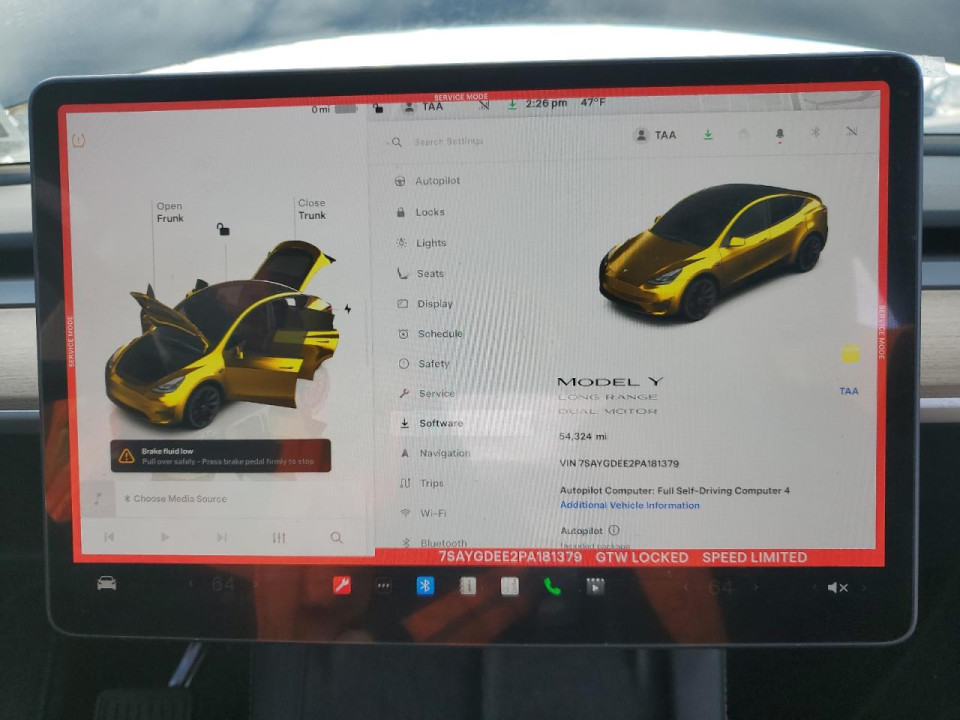 Tesla MODEL Y 2023 — Copart