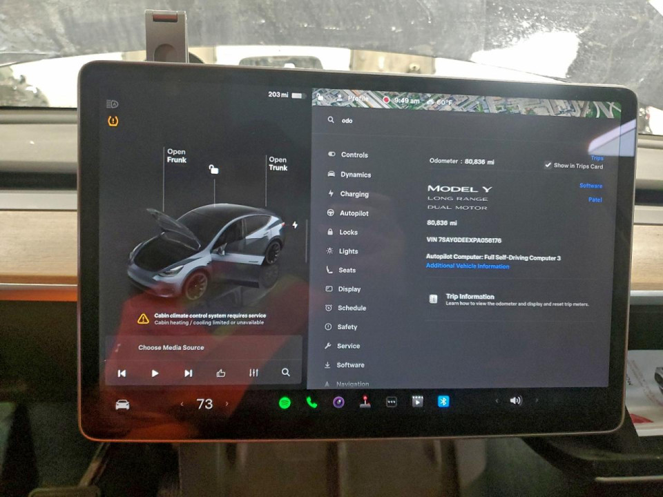 Tesla MODEL Y 2023 — Copart