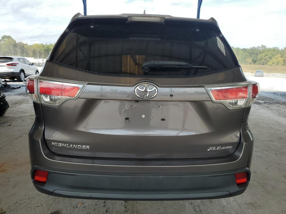 Toyota HIGHLANDER 2016 — Copart