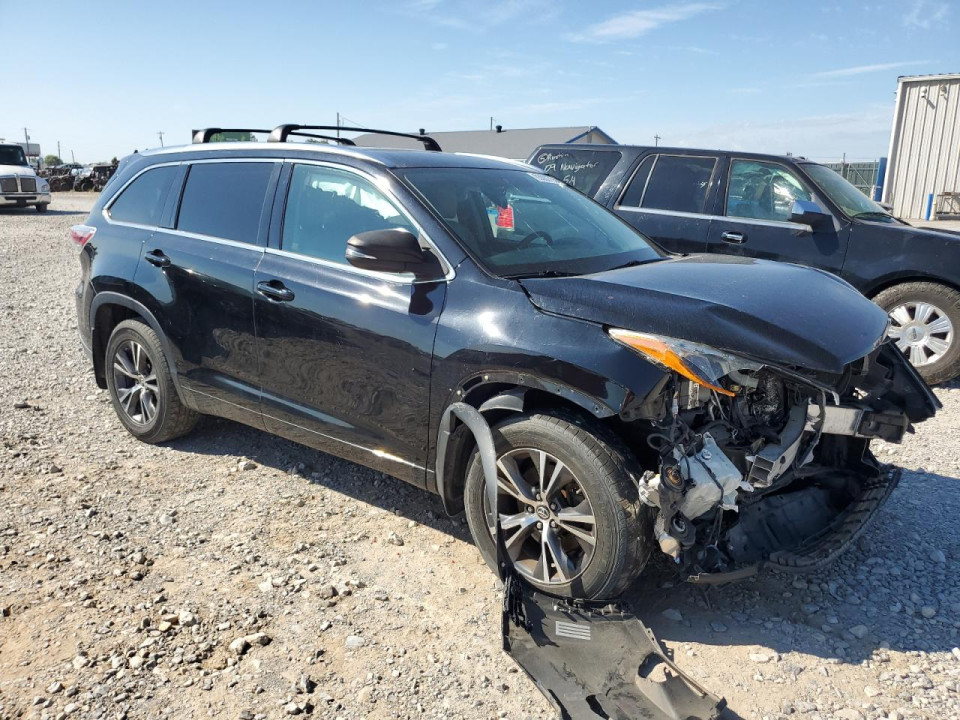 Toyota HIGHLANDER 2016 — Copart