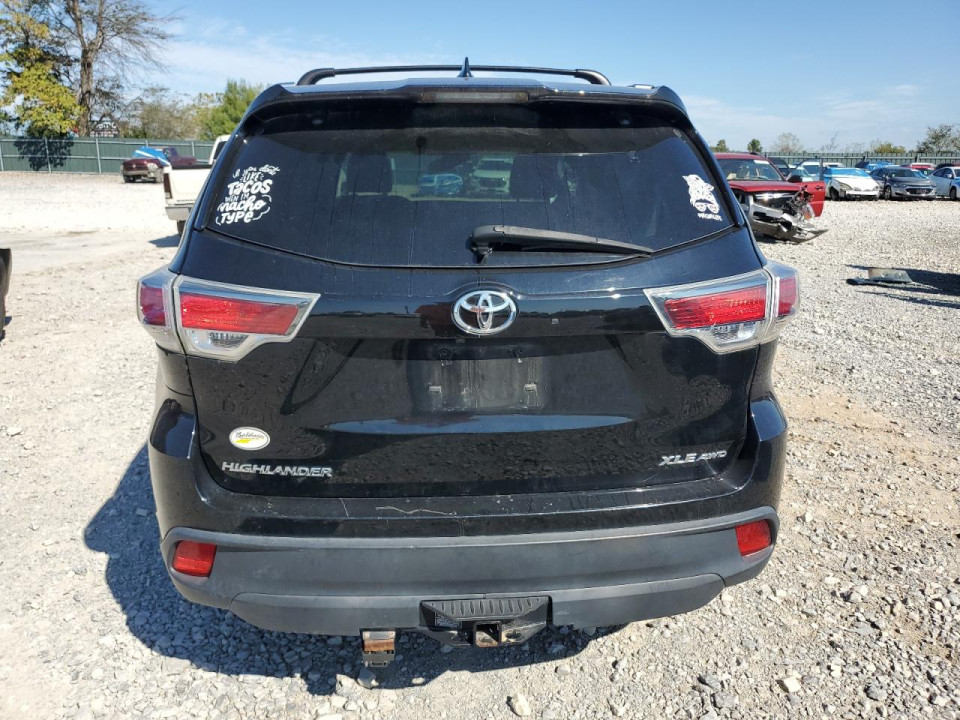 Toyota HIGHLANDER 2016 — Copart