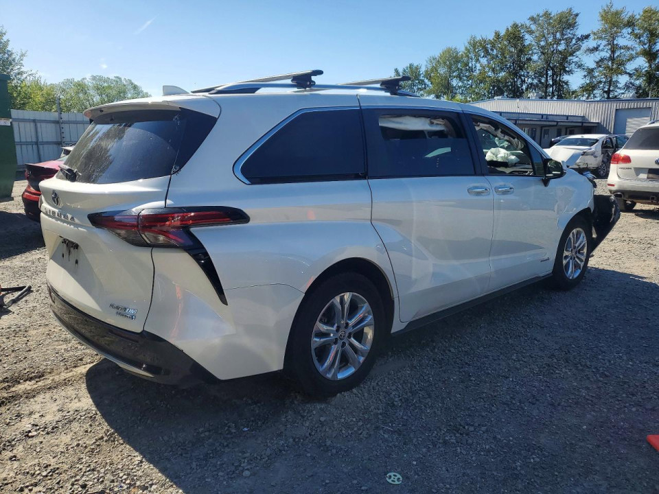 Toyota SIENNA PLATINUM 7-PASSENGER 2021 — Copart