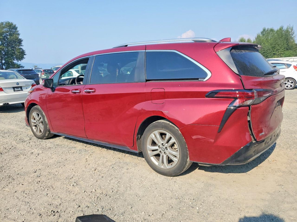 Toyota SIENNA PLATINUM 7-PASSENGER 2022 — Copart