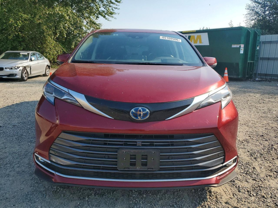 Toyota SIENNA PLATINUM 7-PASSENGER 2022 — Copart