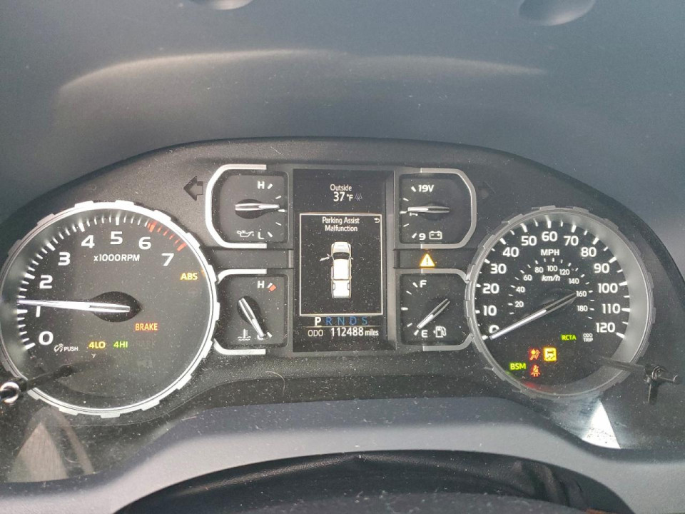 Toyota TUNDRA 2020 — Copart