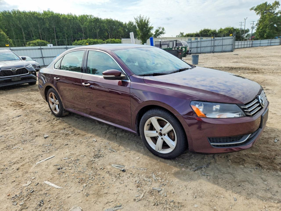 Volkswagen PASSAT 2013 — Copart