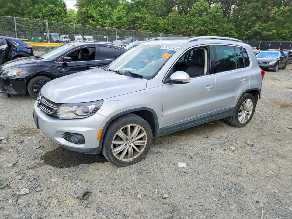 Volkswagen TIGUAN 2016 — Copart