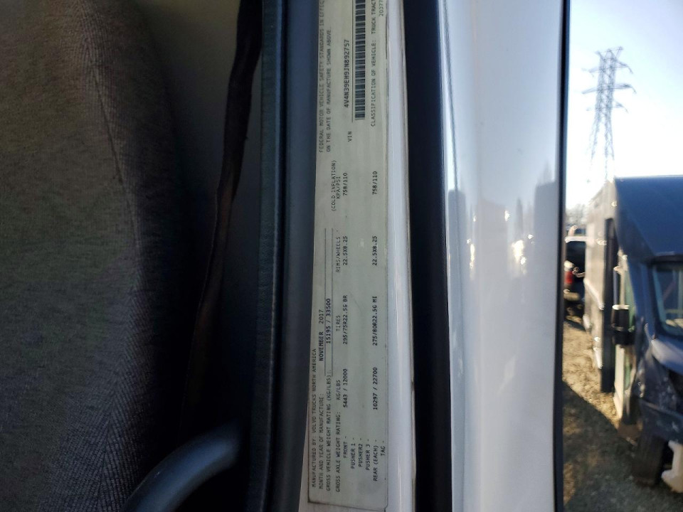 Volvo VNL SEMI TRUCK 2018 — Copart