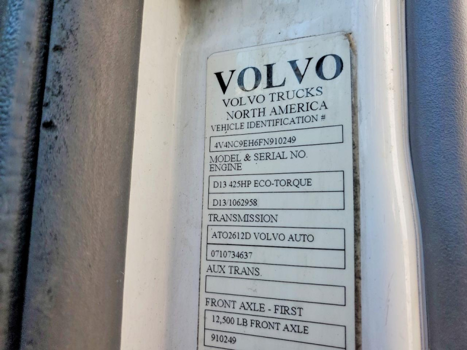 Volvo VN 2015 — Copart