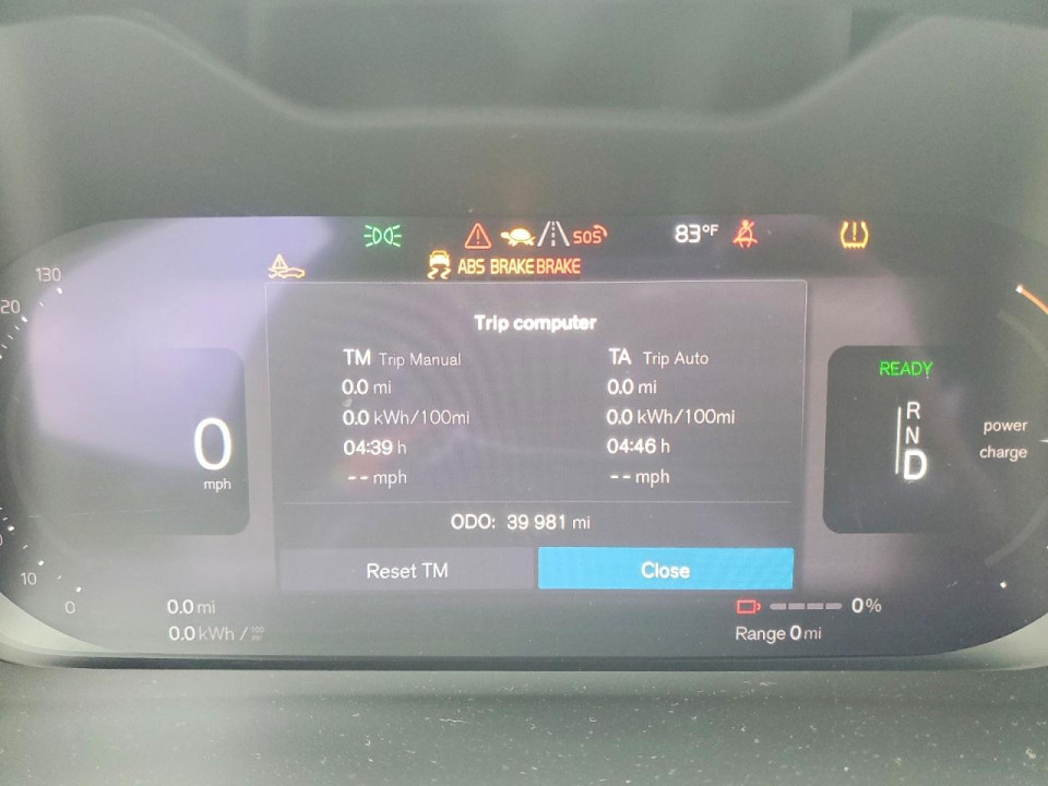 Volvo XC40 P8 RECHARGE ULTIMATE 2022 — Copart