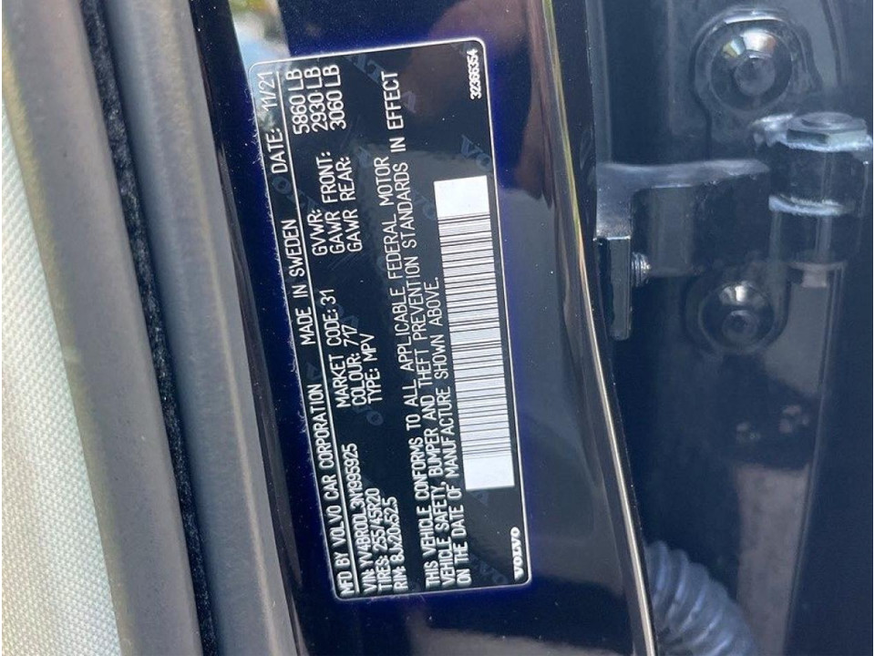 Volvo XC60 T8 RECHARGE INSCRIPTION 2022 — Copart