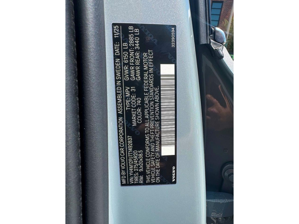 Volvo XC90 CORE 2026 — Copart